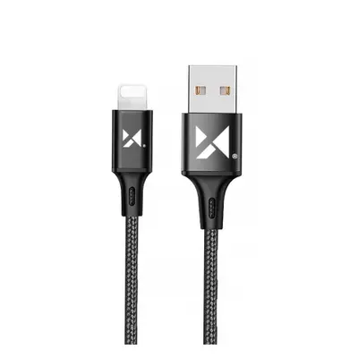 MG kábel USB / Lightning 2.4A 1m, fekete (WUC-L1B)