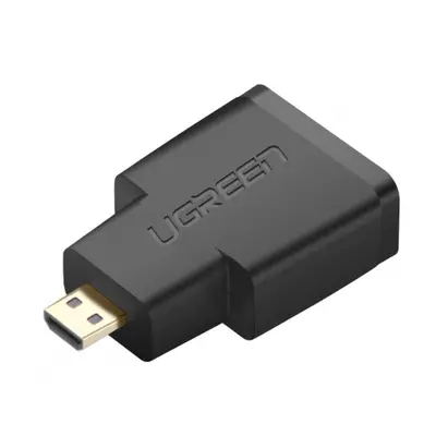 Ugreen 20106 adapter Micro HDMI - HDMI, M/F, fekete (20106)