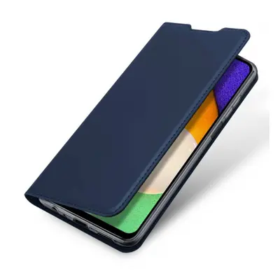 DUX DUCIS Skin Pro bőr könyvtok Samsung Galaxy A03S, kék