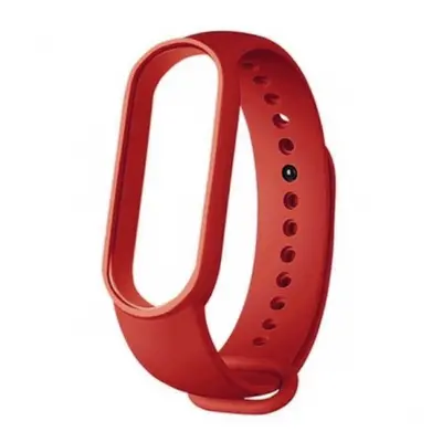 BStrap Silicone szíj Xiaomi Mi Band 5/6/7, mahogany red (SXI011C08)