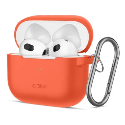 Tech-Protect Silicone Hook tok Apple AirPods 3, narancssárga