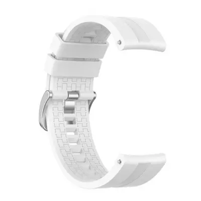 BStrap Silicone Cube szíj Huawei Watch GT 42mm, white (SHU004C08)