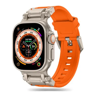 Tech-Protect Delta Pro szíj Apple Watch 42/44/45/49mm, orange / titanium