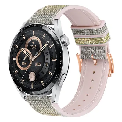 BStrap Glitter szíj Xiaomi Watch S1 Active, silver yellow (SSG032C0309)