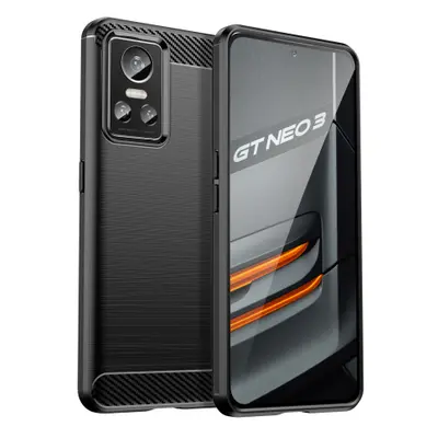 MG Carbon Case Flexible szilikon tok Realme GT Neo 3, fekete