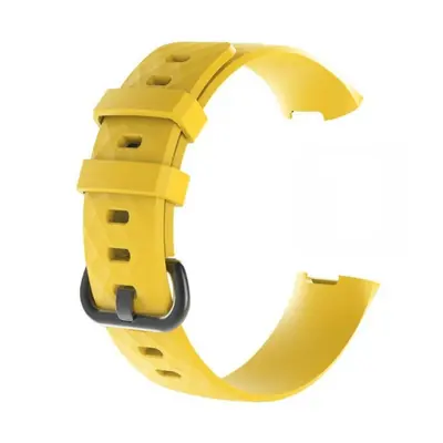 BStrap Silicone Diamond (Large) szíj Fitbit Charge 3 / 4, yellow (SFI008C13)