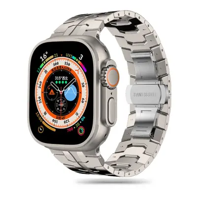 Tech-Protect Stainless Line szíj Apple Watch 42/44/45/49mm, titanium