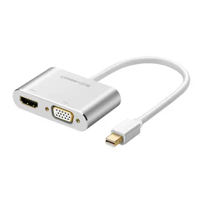 Ugreen MD115 adapter HDMI - VGA - MiniDP Full HD, fehér (MD115 20421)