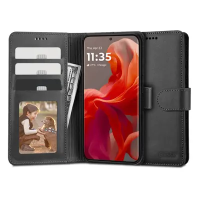 Tech-Protect Wallet könyv tok Motorola Moto G85 5G, fekete