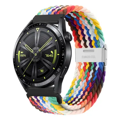 BStrap Elastic Nylon 2 szíj Huawei Watch GT 42mm, rainbow (SSG027C0202)