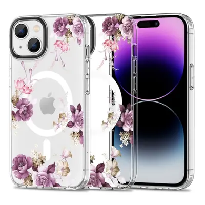 Tech-Protect Magmood MagSafe tok iPhone 15 Plus, spring floral