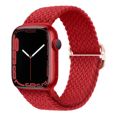 BStrap Elastic Nylon szíj Apple Watch 42/44/45mm, red (SAP013C33)