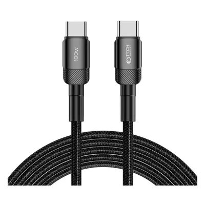 Tech-Protect Ultraboost Evo kábel USB-C / USB-C PD 100W 5A 3m, fekete