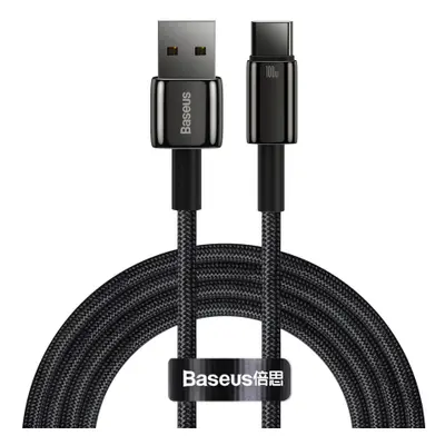 Baseus Tungsten kábel USB / USB-C 100W 2m, fekete (CAWJ000101)