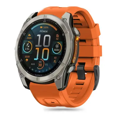 Tech-Protect Silicone szíj Garmin Fenix 5S / 5S Plus / 6S / 6S Pro / 7S / 8 43mm, orange