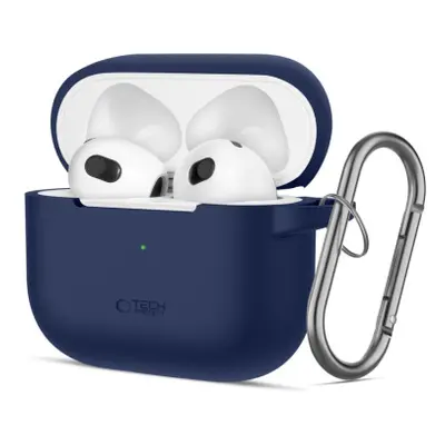 Tech-Protect Silicone Hook tok Apple AirPods 3, sötétkék