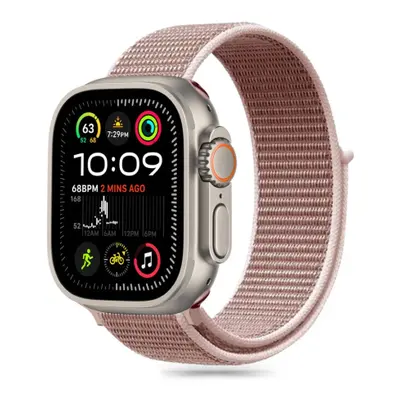 Tech-Protect Nylon szíj Apple Watch 44/45/46/49mm, dusty rose