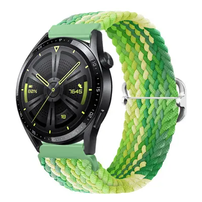 BStrap Elastic Nylon szíj Garmin Vivoactive 5, lime