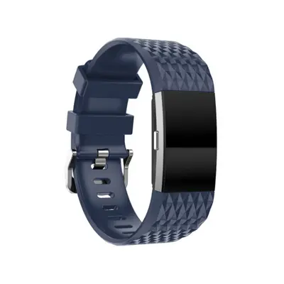 BStrap Silicone Diamond (Small) szíj Fitbit Charge 2, dark blue (SFI002C19)