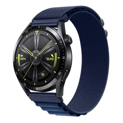 BStrap Nylon Loop szíj Huawei Watch GT3 46mm, navy blue (SSG037C0609)