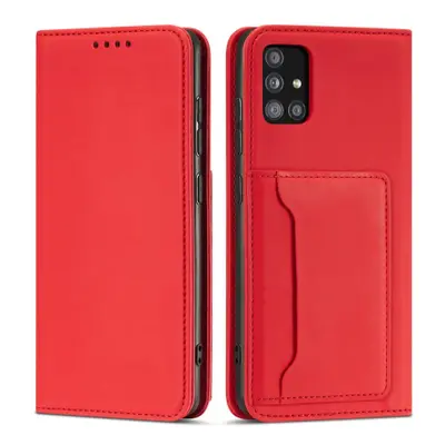 MG Magnet Card bőr könyvtok Xiaomi Redmi Note 11, piros