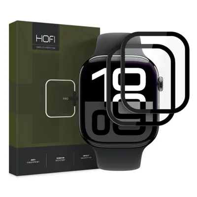 HOFI Glass Pro Watch 2x üvegfólia Apple Watch 10 (46 mm), fekete