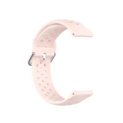 BStrap Silicone Dots szíj Garmin Vivoactive 4s, sand pink (SGA007C05)