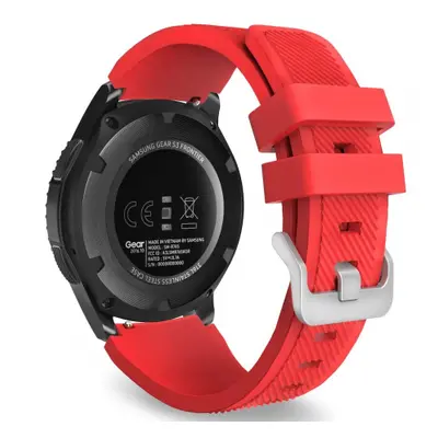 BStrap Silicone Sport szíj Samsung Gear S3, red (SSG006C18)