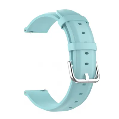 BStrap Leather Lux szíj Samsung Galaxy Watch 3 45mm, light blue (SSG015C09)