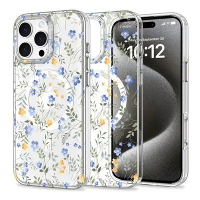 Tech-Protect Magmood MagSafe tok iPhone 16 Pro, spring flowers