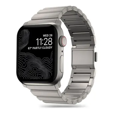 Tech-Protect Steel szíj Apple Watch 42/44/45/49mm, titanium