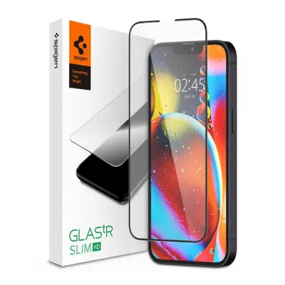 Spigen Glas.Tr Slim Full Cover üvegfólia iPhone 13 / 13 Pro, fekete (AGL03392)