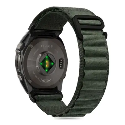 Tech-Protect Nylon Pro szíj Garmin Fenix 5 / 6 / 6 Pro / 7 / 8 47mm / E, olive