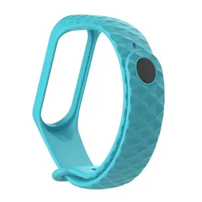 BStrap Silicone Diamond szíj Xiaomi Mi Band 3/4, teal (SXI007C08)