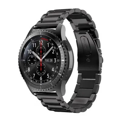 BStrap Stainless Steel szíj Huawei Watch 3 / 3 Pro, black (SSG007C0111)