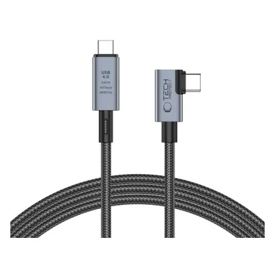 Tech-Protect Ultraboost Max L kábel USB 4.0 8K / USB-C 240W 1.5m, szürke