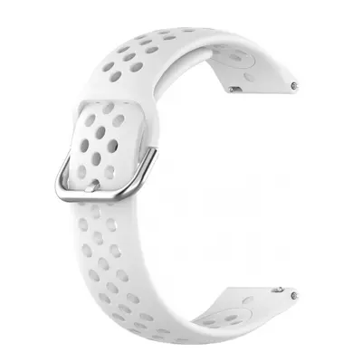 BStrap Silicone Dots szíj Huawei Watch 3 / 3 Pro, white (SSG013C1012)