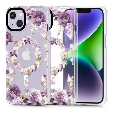 Tech-Protect Magmood MagSafe tok iPhone 14, rose floral