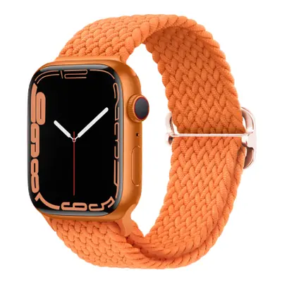 BStrap Elastic Nylon szíj Apple Watch 38/40/41mm, orange (SAP013C09)