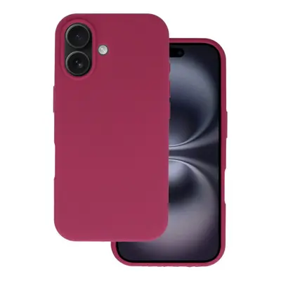 MG Silicone Lite tok iPhone 16 Plus, bordó