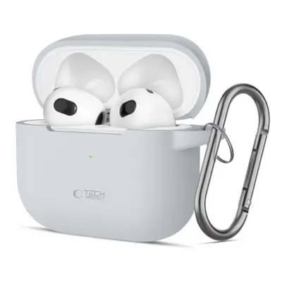 Tech-Protect Silicone Hook tok Apple AirPods 3, szürke