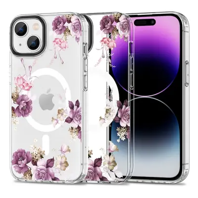 Tech-Protect Magmood MagSafe tok iPhone 15, spring floral