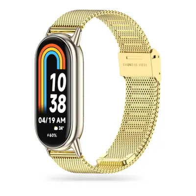 Tech-Protect Milanese szíj Xiaomi Smart Band 8 / 9, gold