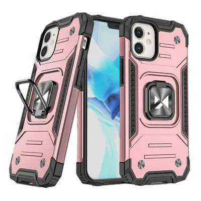 MG Ring Armor műanyag tok iPhone 14 Plus, rózsaszín