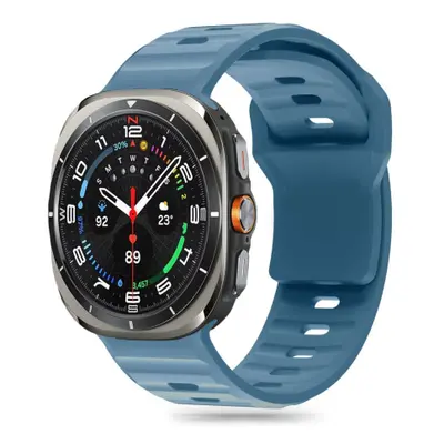 Tech-Protect Silicone Line szíj Samsung Galaxy Watch Ultra 47mm, montego blue