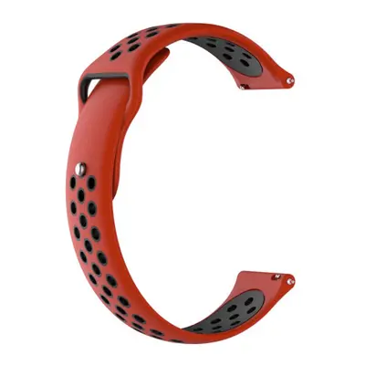 BStrap Silicone Sport szíj Garmin Vivoactive 3, red/black (SXI001C0606)