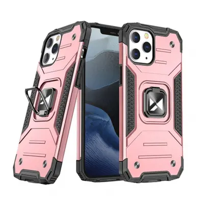 MG Ring Armor műanyag tok iPhone 13, rózsaszín