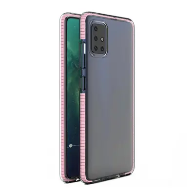 MG Spring Case szilikon tok Xiaomi Redmi 10X 4G / Redmi Note 9, világos rózsaszín