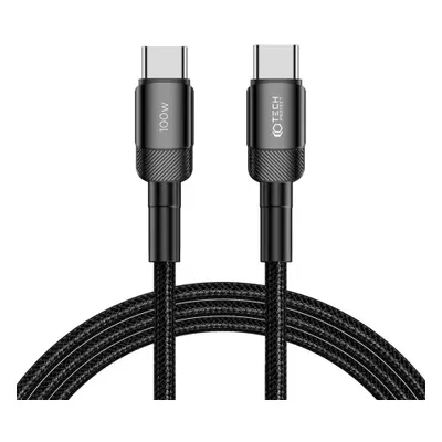 Tech-Protect Ultraboost Evo kábel USB-C / USB-C PD 100W 5A 2m, fekete