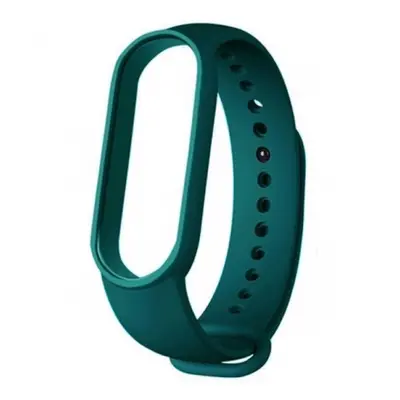 BStrap Silicone szíj Xiaomi Mi Band 5/6/7, dark green (SXI011C03)